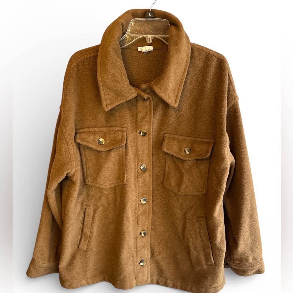 a.n.a Tan Utility Jacket for Women